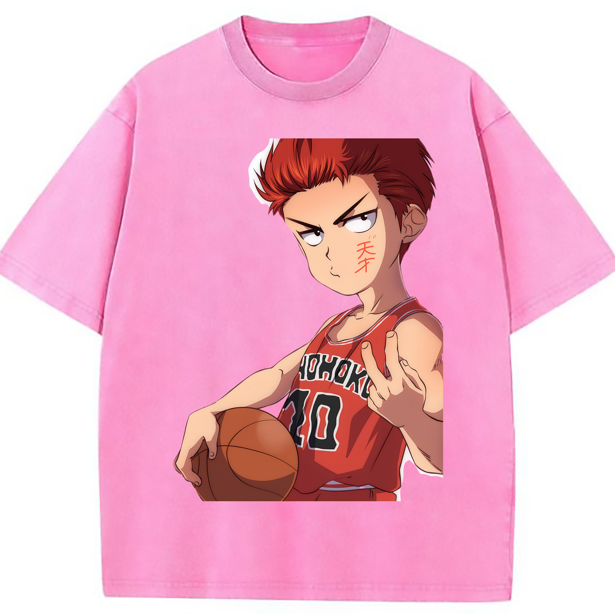 （画像用） SLAM DUNK／スラムダンク 綿100% ヴィンテージ風 半袖Tシャツ（フロントプリント）